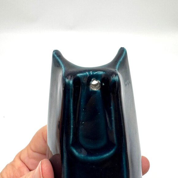 Wall candle holder - AWF pottery studio Norway 1960s - Candle light holder. Deep - Picture 7 of 16